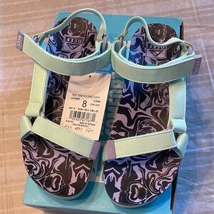 Reef Women's Sandals - Mint Green and Purple